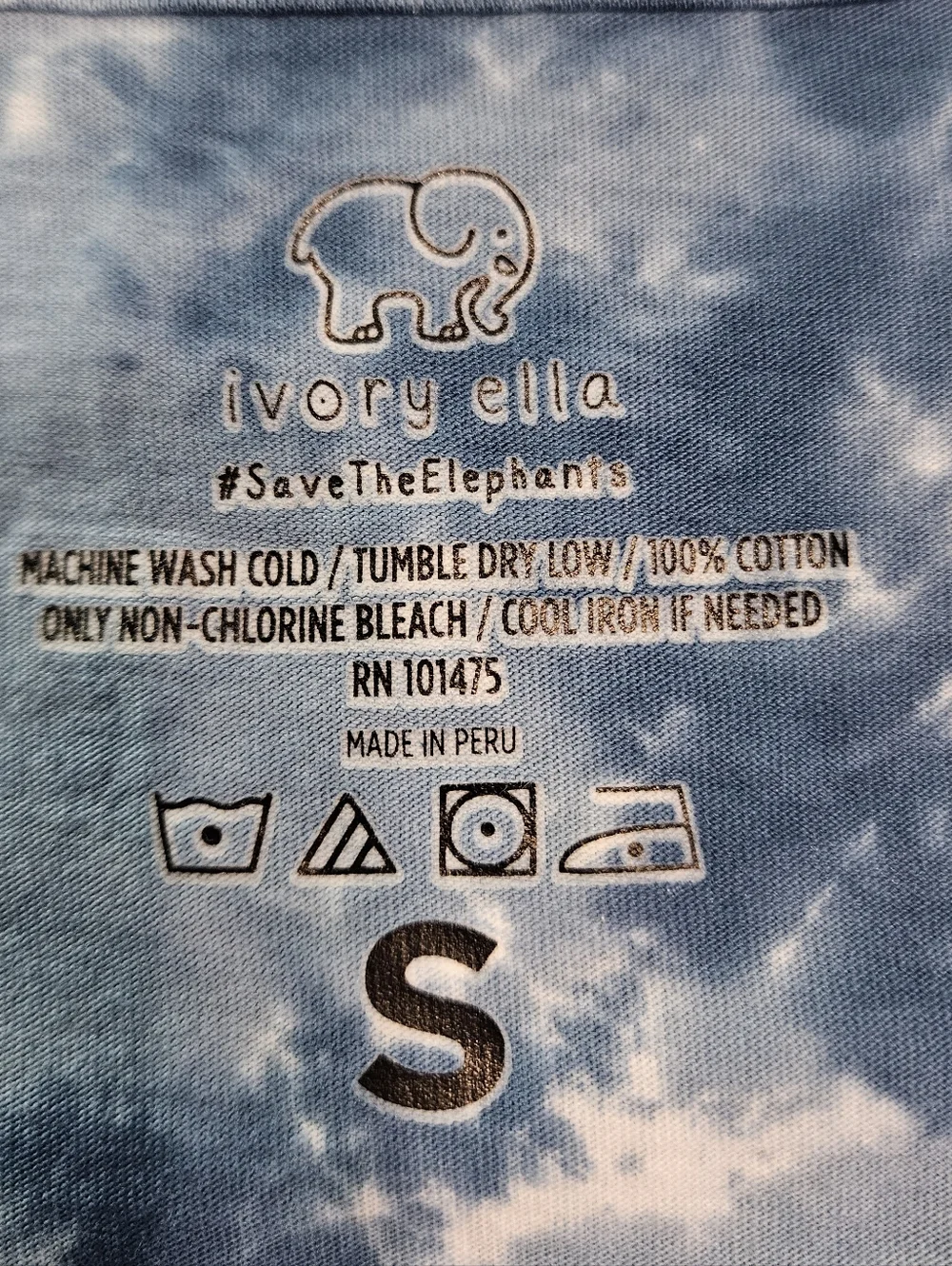 Ivory Ella Blue and Aqua Tie-Dye Pocket Tank - Picture 4 of 4